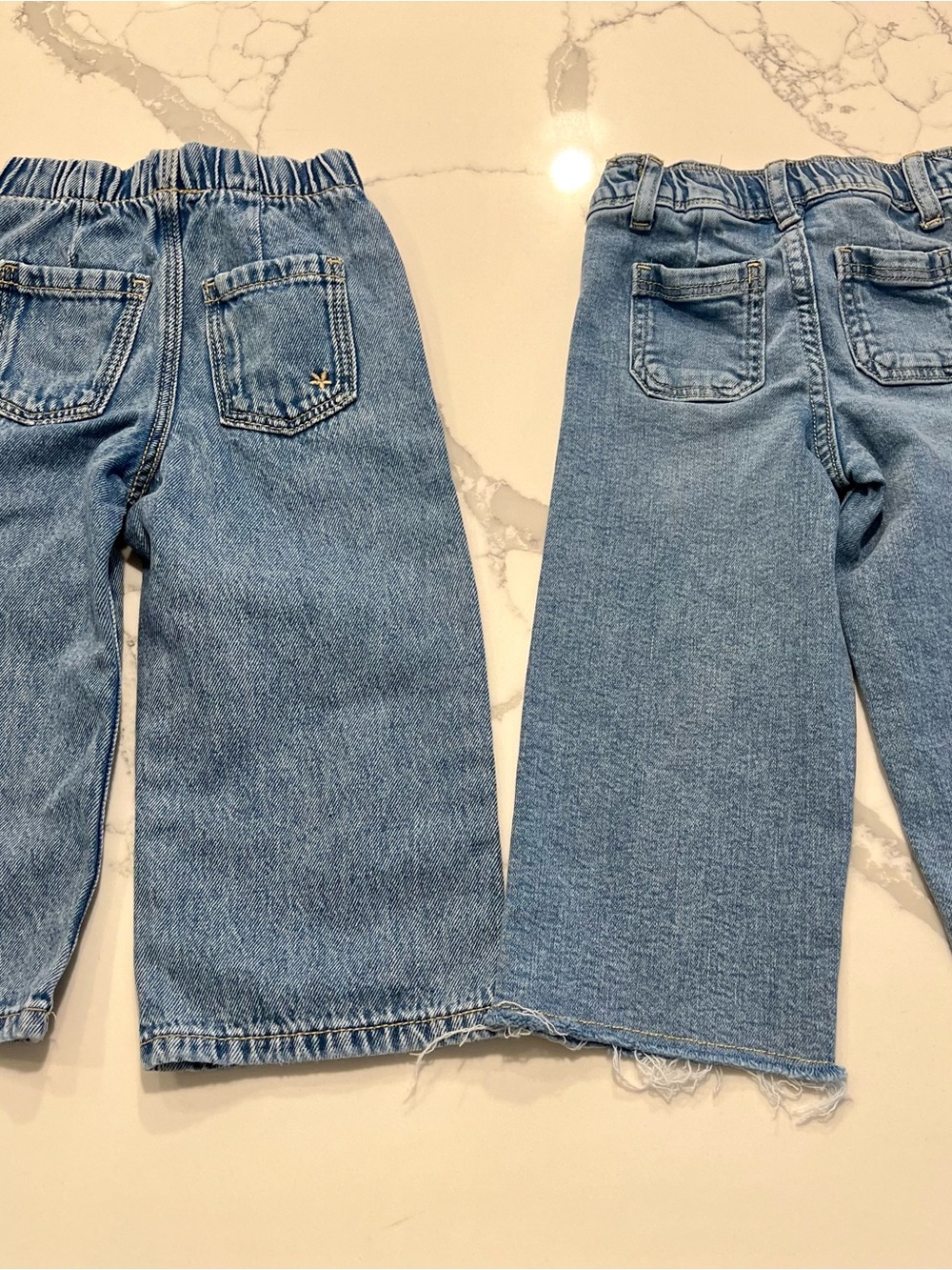 ZARA Kids Girls Blue Denim Jeans Set of 2 - Casual Straight Fit❤️❤️😎 - Picture 4 of 13
